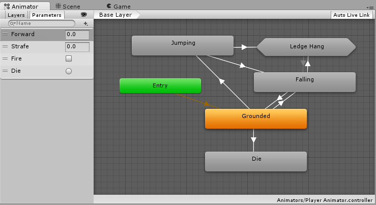 A simple Animator Controller