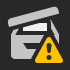 Icon showing package signature warning