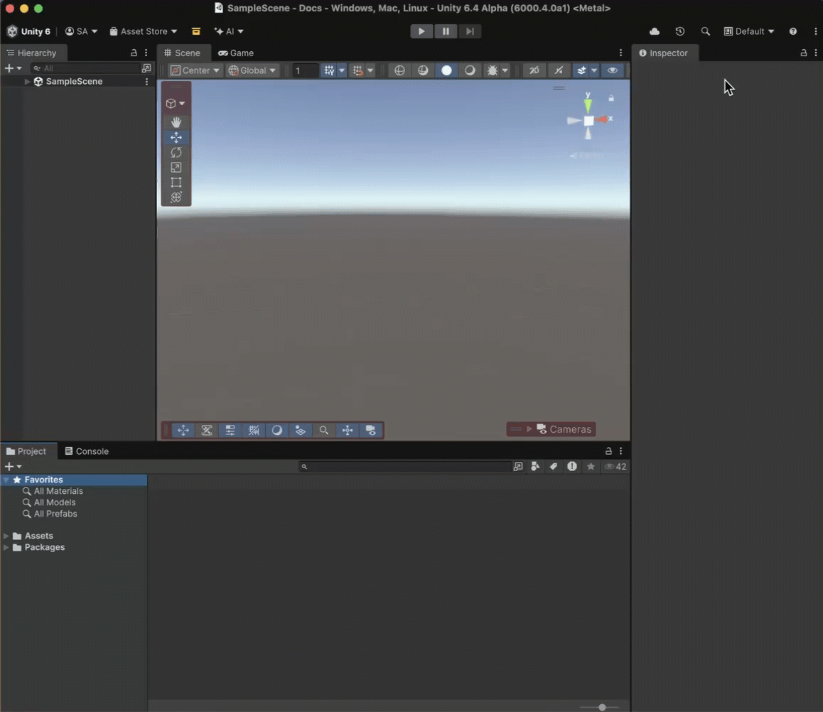 Moving the Inspector windows tab over several possible locations, then placing it under the Hierarchy window.