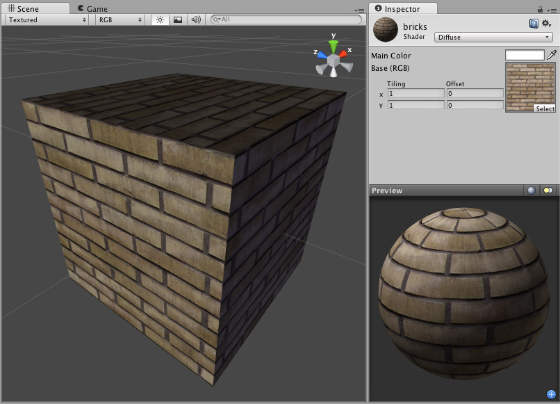 Normal Diffuse shader.