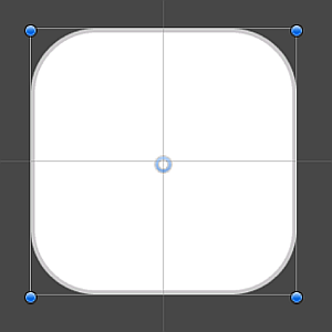 The 9-Sliced 2D primitive GameObject.