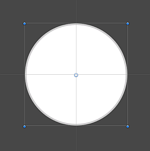 The Circle 2D primitive GameObject.