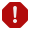 An error symbol for a failed task
