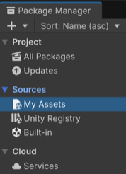 Switch the context to My Assets