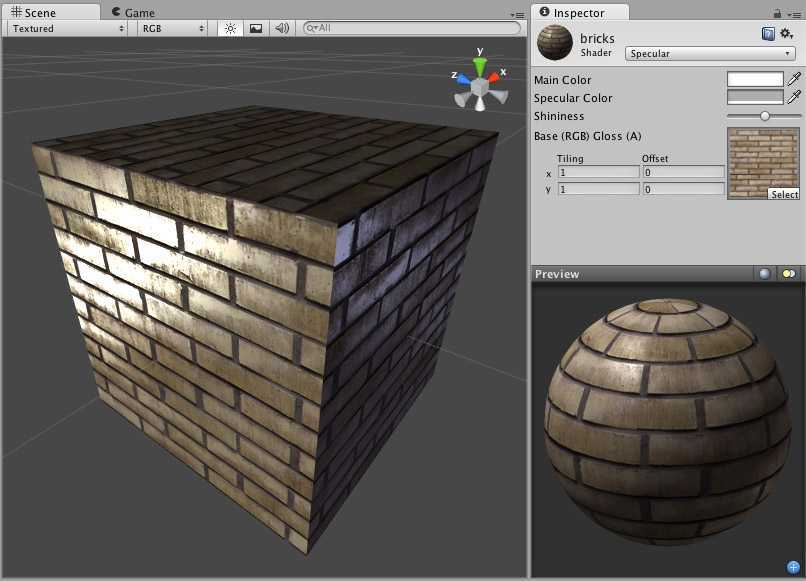Normal Specular shader.