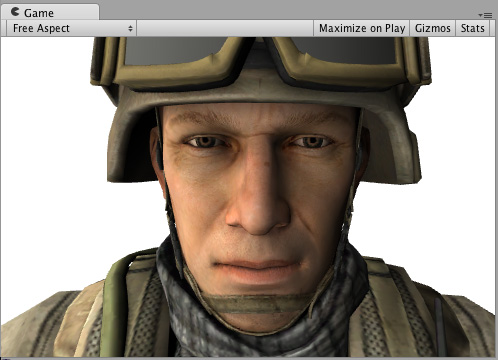 Shader using a wrapped diffuse texture.