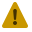 A warning symbol for a cancelled task