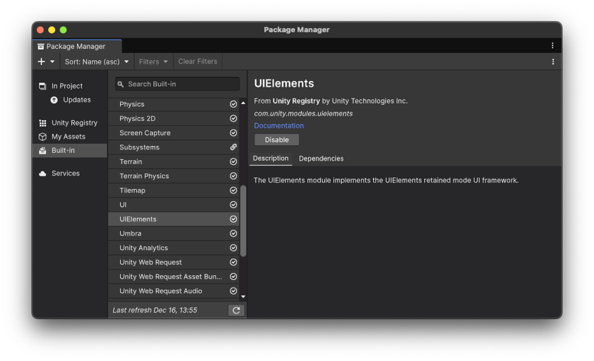 UIElements is the namespace for UI Toolkit, UI Builder and their features, all of which are now included in Unity 6.