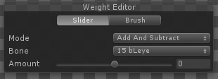 Weight Editor