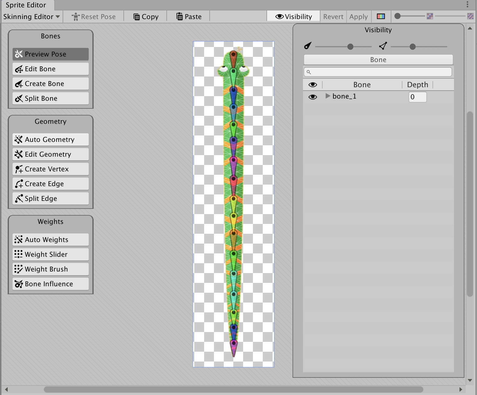 Simple single Sprite actor and rig, 2D Animation