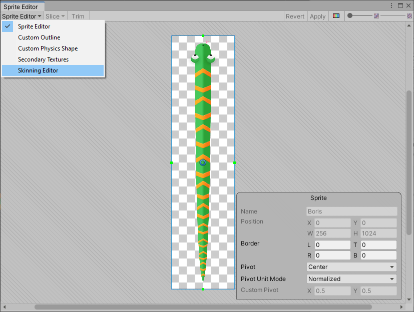 Skinning Editor, 2D Animation