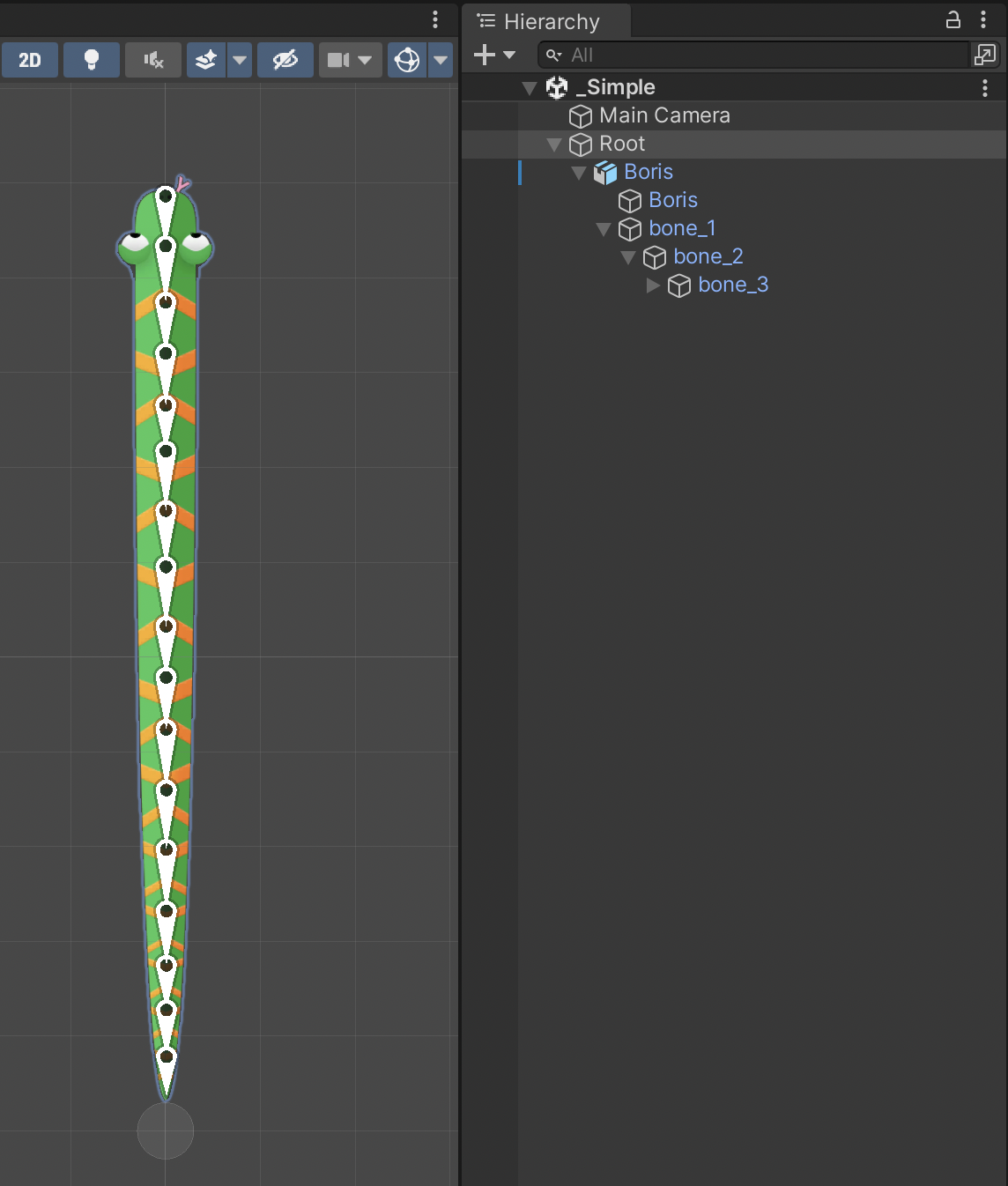 Simple single Sprite actor and rig | 2D Animation | 9.0.4