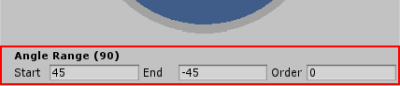 Angle Range values