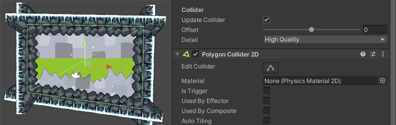 Attaching a Collider component