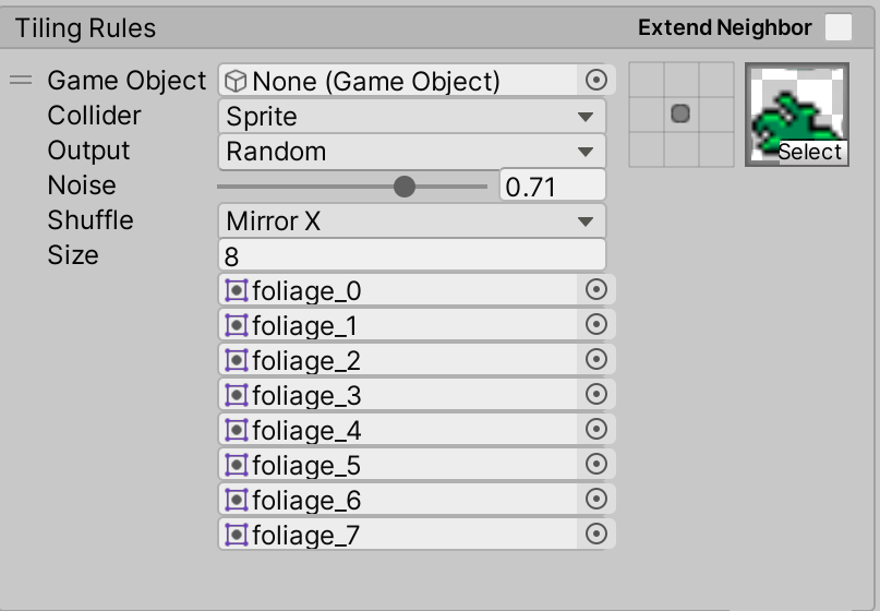 Rule Tile with Random Output