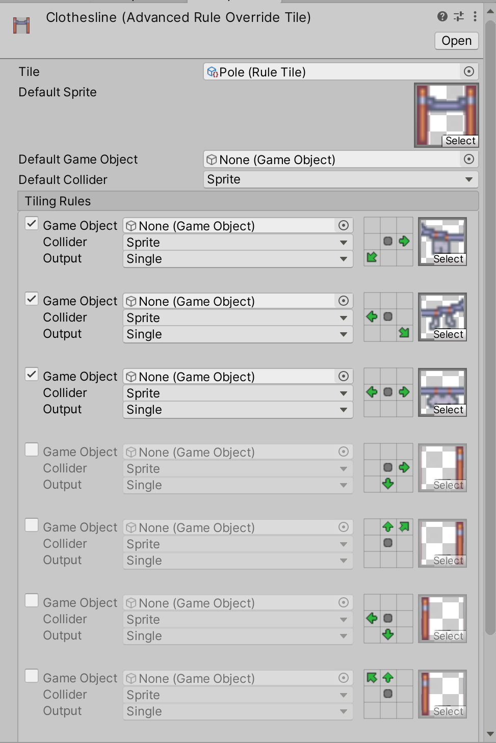 Advanced Rule Override Tile Editor