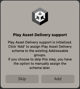 Play Asset Delivery support