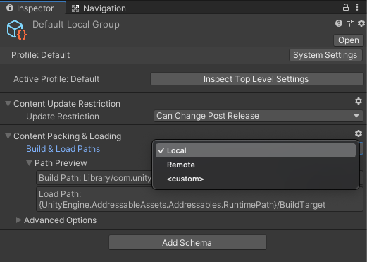 Selecting a path pair of variables.