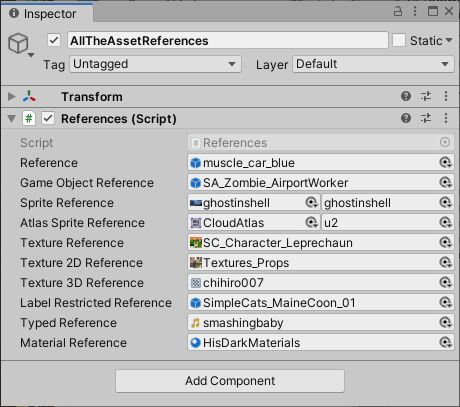 Hide Reference Object Picker Attribute for Unity with Odin Inspector