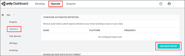 Creating an automated report.