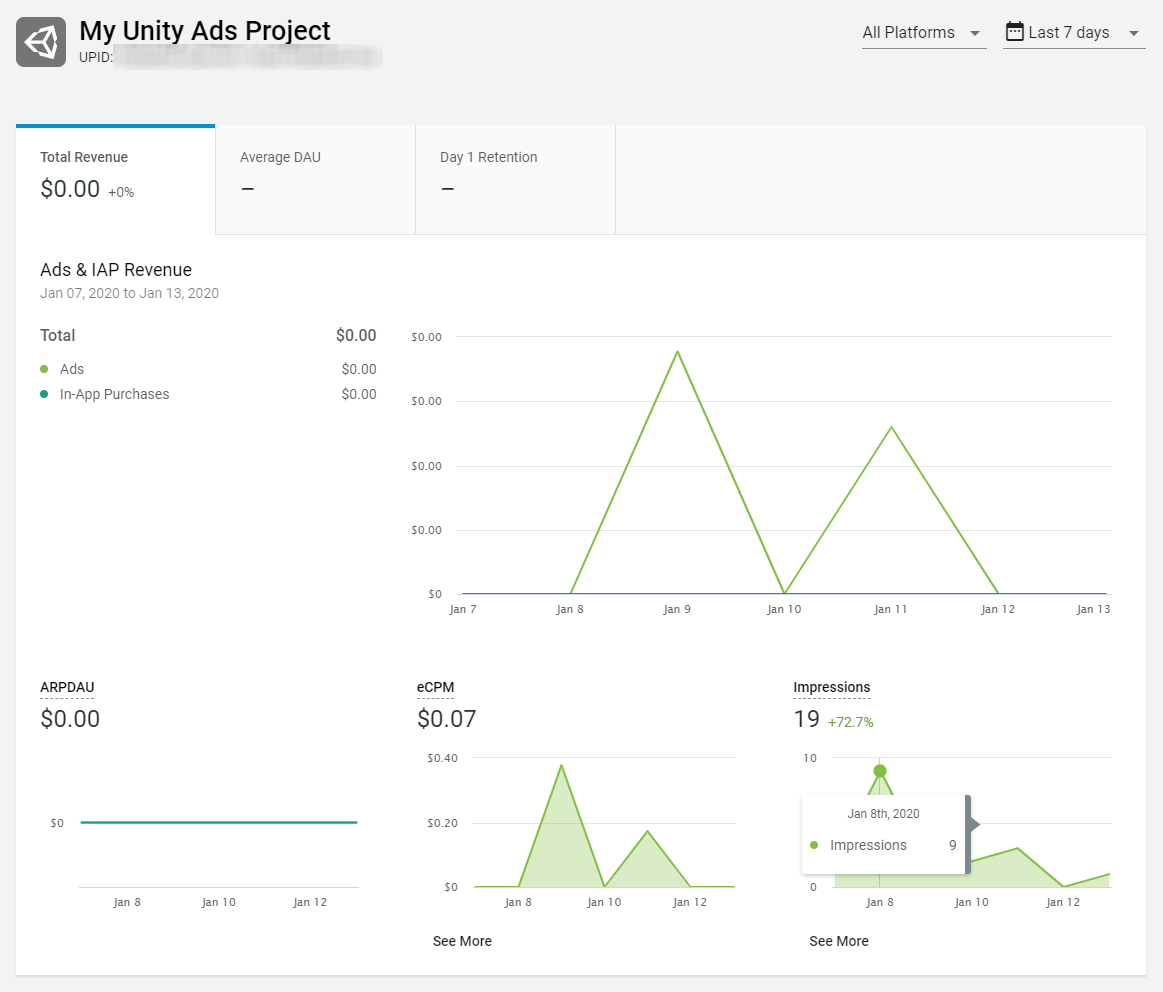 Project-level navigation in the Operate dashboard