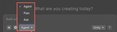 Assistant window showing the different modes