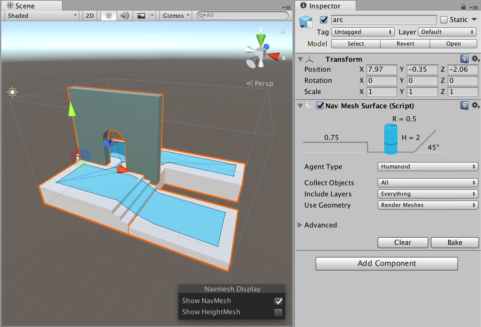 Navmesh surfaces not updating after walls set false with maze generater  script - Questions & Answers - Unity Discussions