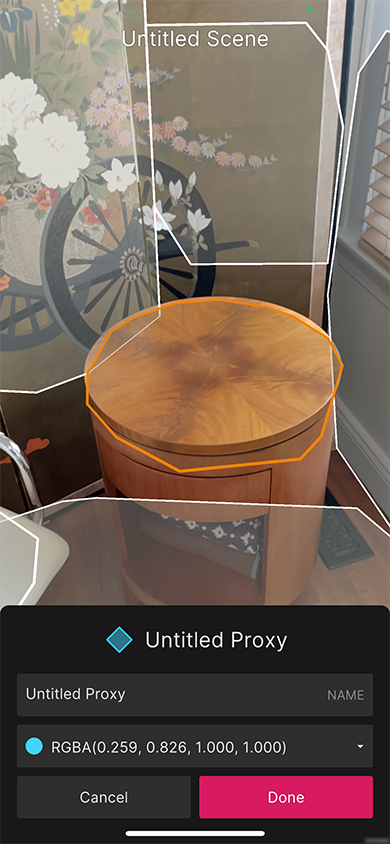 Unity AR Mobile Companion Scene Creation Flow