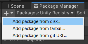 Add Package from Disk