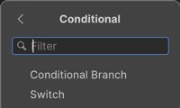 Conditional nodes