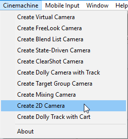 Creating a 2D Camera