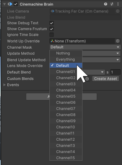 Cinemachine Channels Brain