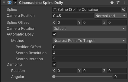 Spline Dolly Inspector