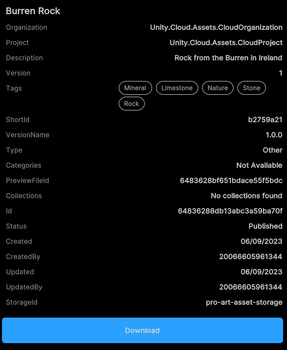 Screenshot of the created topic