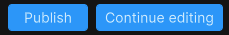 Screenshot of the save asset button