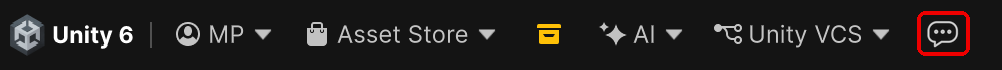 The Collaboration button in the main toolbar