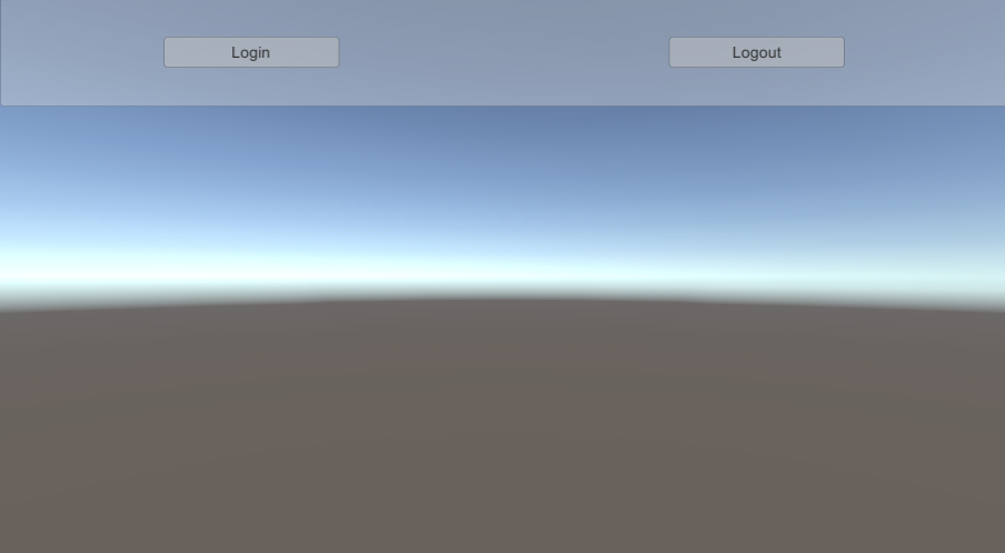 Creating buttons in the scene