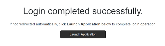 Login Successful