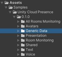 Screenshot of the imported sample