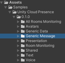 Screenshot of the imported sample