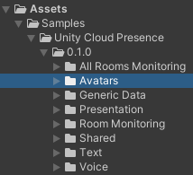 Screenshot of the imported sample
