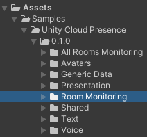 Screenshot of the imported sample