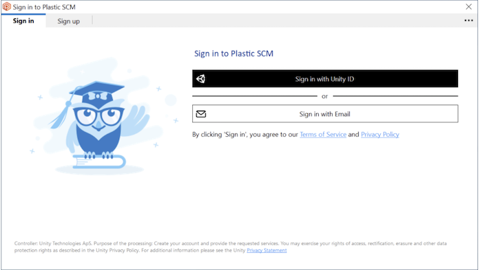 Plastic sign-in page