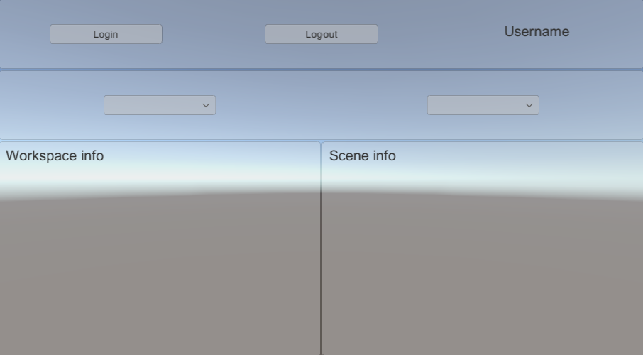 Creating a text field in the scene