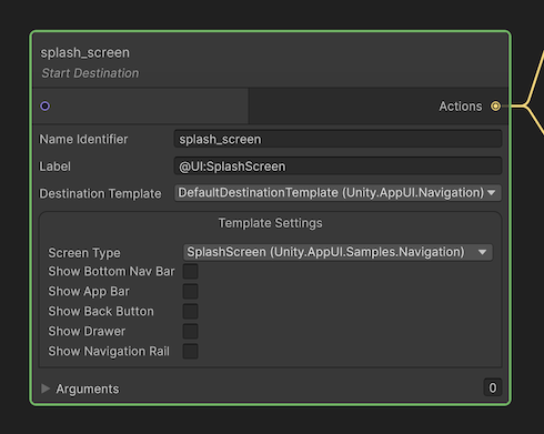 Start Destination Node