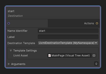 Uxml Destination Node