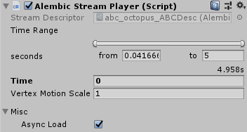 The Stream Player Settings window