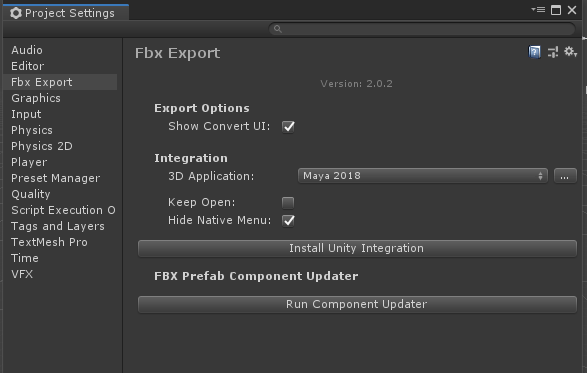 edit fbx unity