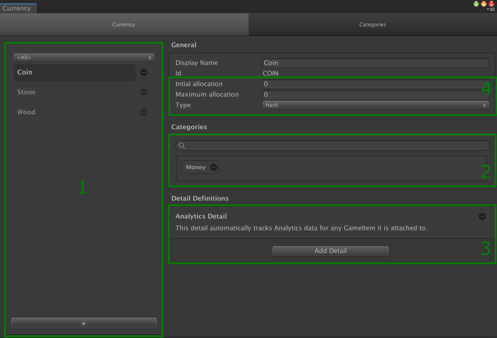 Currency Editor Overview