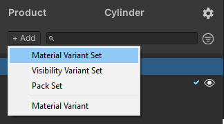 Add a Material Variant Set